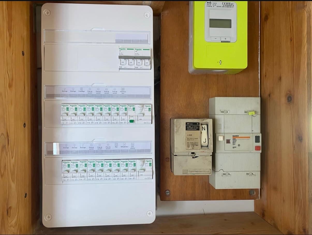 Câblage d'un tableau électrique en rénovation